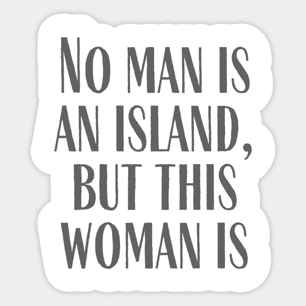 An Island Sticker by ryanmcintire1232